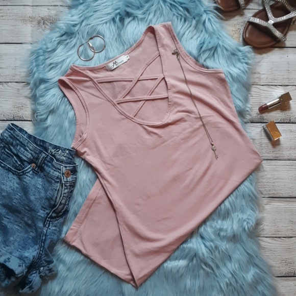 Anthropologie Tops - Pink long Blouse/dress